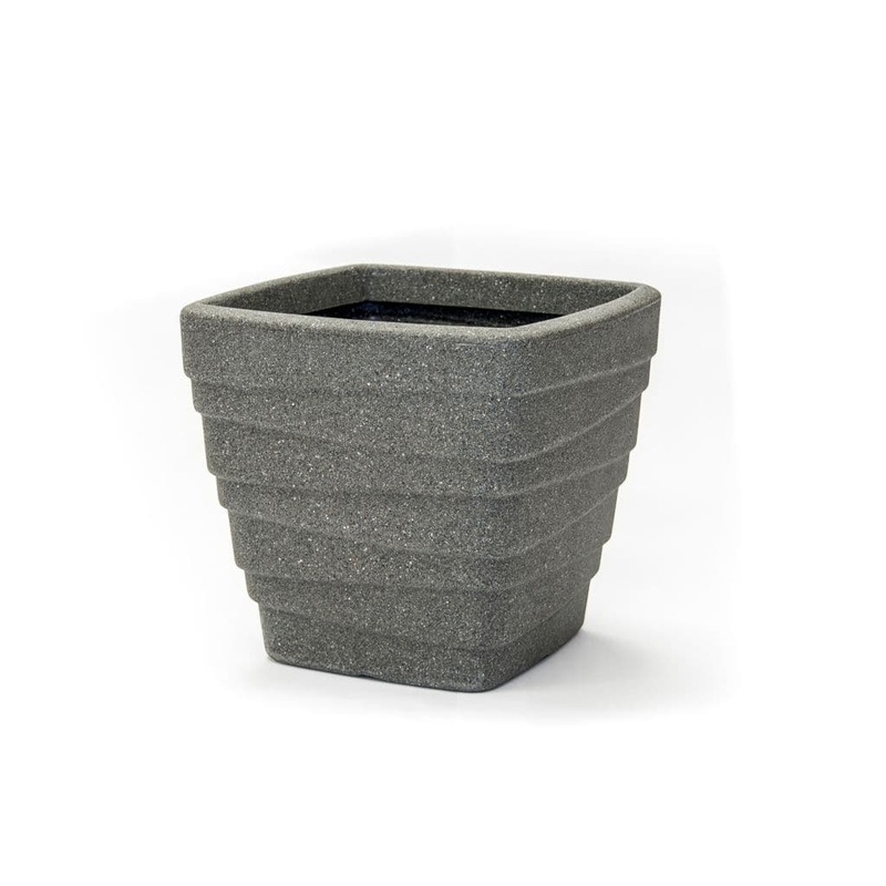 Sankey Square Trojan Planter – Ash 33.5cm