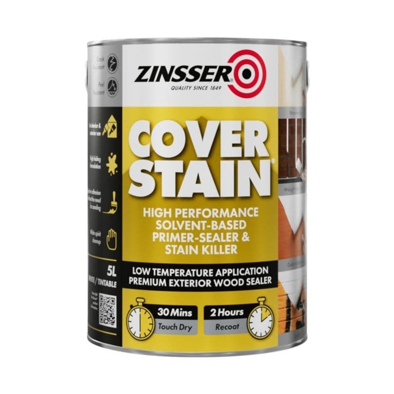 Zinsser Cover Stain Oil Based Sealer Stain Killer – 5L
