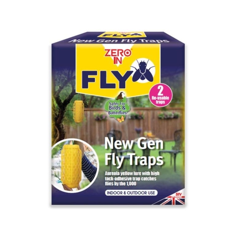 Zero In New Gen Fly Traps – Twin Pack