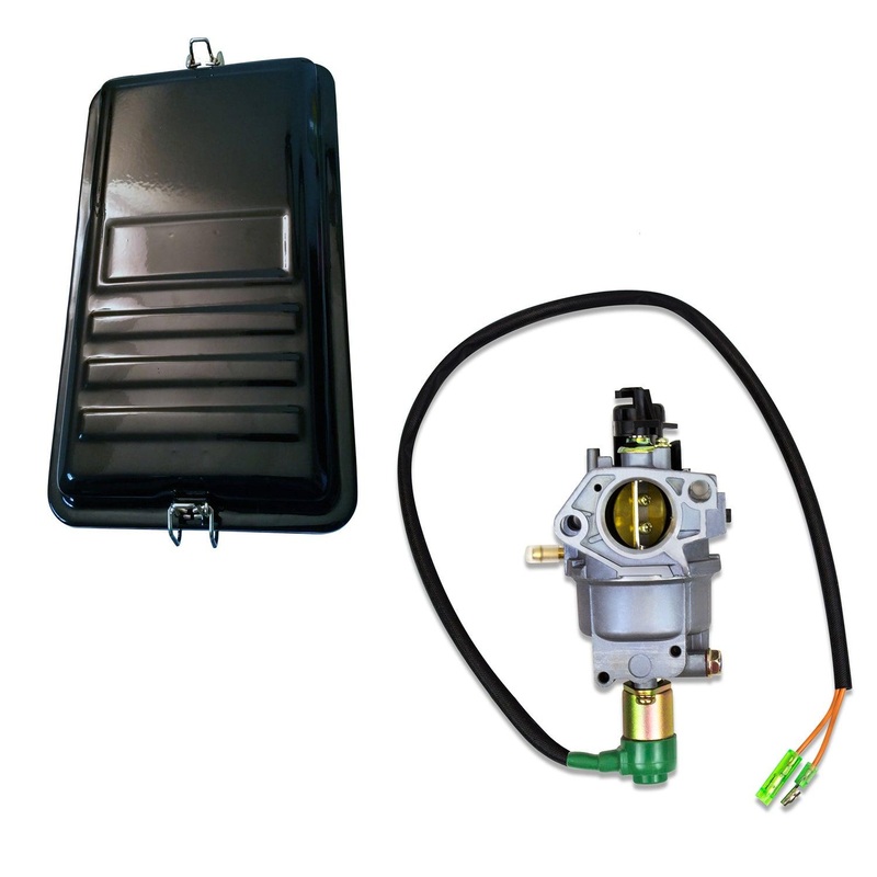 Generator Carburetor & Air Filter & Housing fits Harbor Freight Predator 63082, 63083, 63087, 66603, 68525, 69677