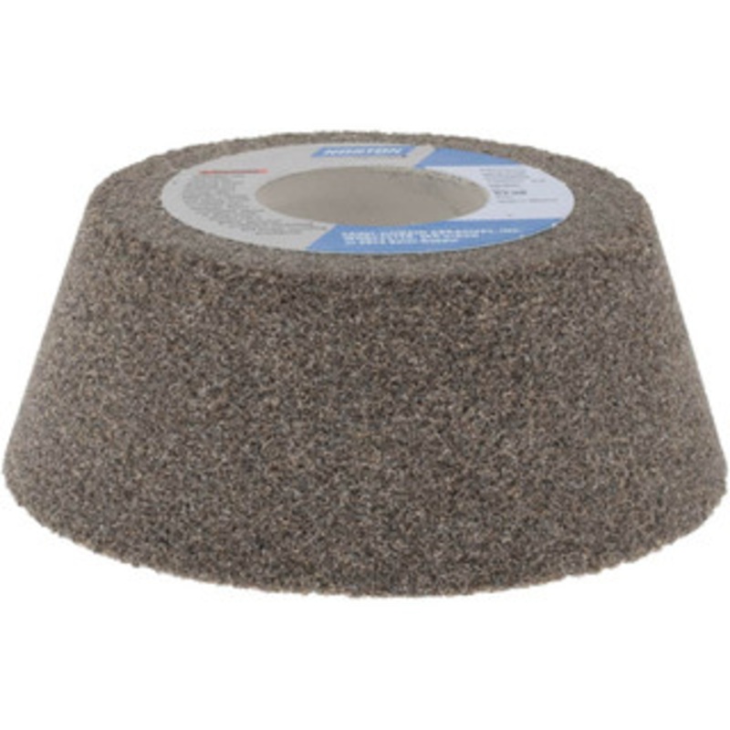 Norton 4 Diam, 1-1/4 Hole Size, 1-1/2 Overall Thickness, 46 Grit, Type 11 Tool & Cutter Grinding Wheel Coarse Grade, Aluminum Oxide, K Hardness, Vitrified Bond, 5,730 RPM 66243530246 – 05966494