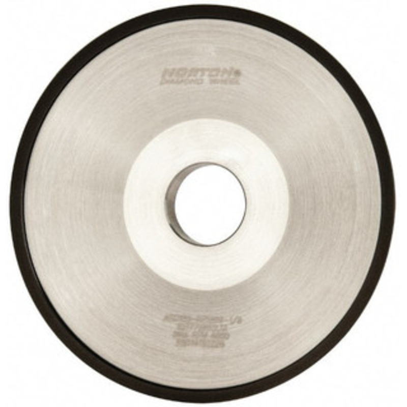 Norton 6 Diam, 1-1/4 Hole Size, 1 Overall Thickness, 180 Grit, Type 12 Tool & Cutter Grinding Wheel Very Fine Grade, Diamond, Resinoid Bond 69014192226 – 73557241