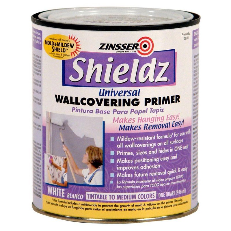 Zinsser 2504 Shieldz 1 qt. Water-Based Universal Wallcovering Primer and Sealer (6-Pack) | Bigbigmart.com