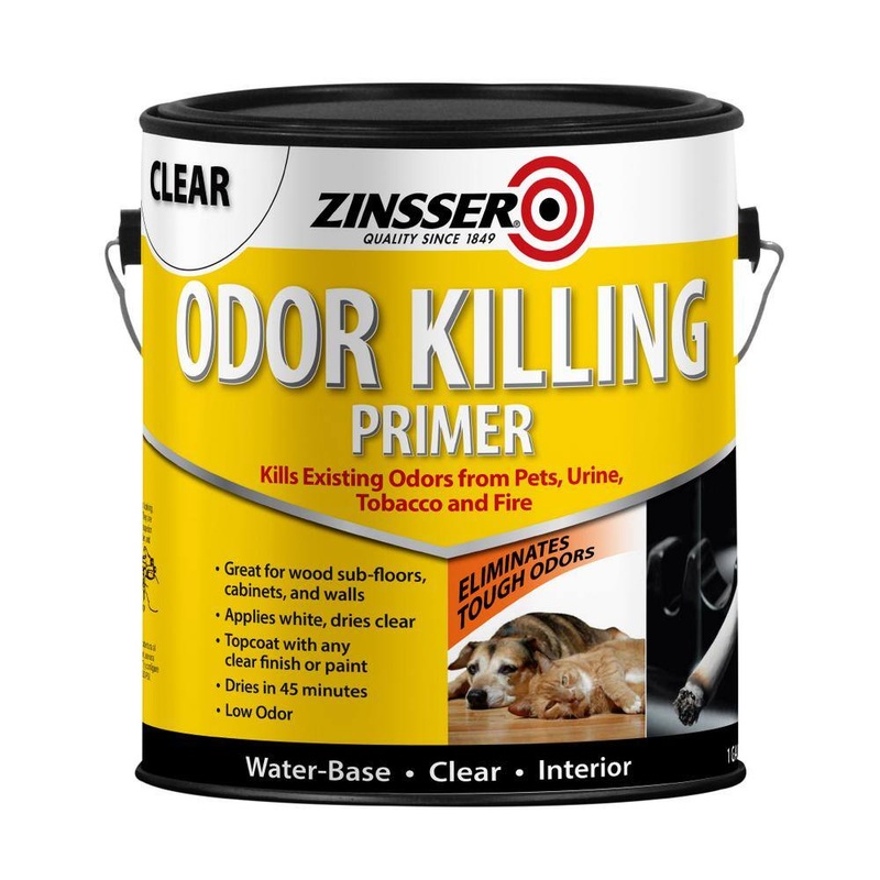 Zinsser 305928 1 Gallon Clear Odor Killing Interior Water Based Primer (2-Pack) | Bigbigmart.com