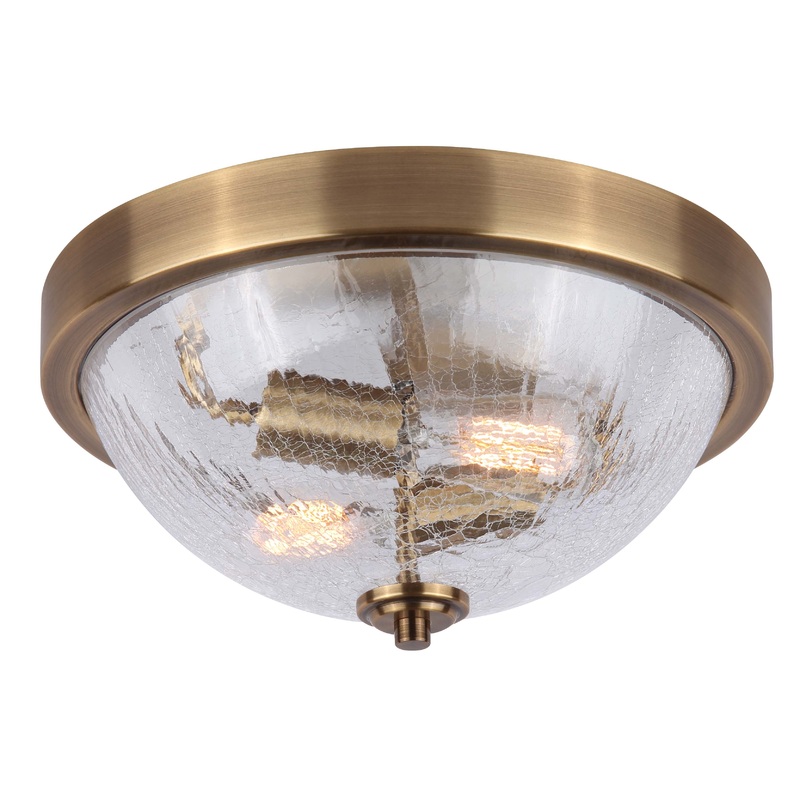 Ceiling Light – Canarm EVERLY Gold Flush Mount, IFM1100A13GD