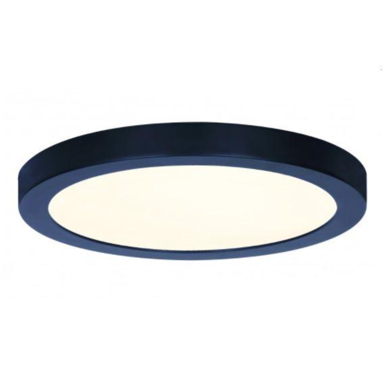 Flush Mount – Canarm 15″ Matte Black Disc DL-15C-30FC-BK-C