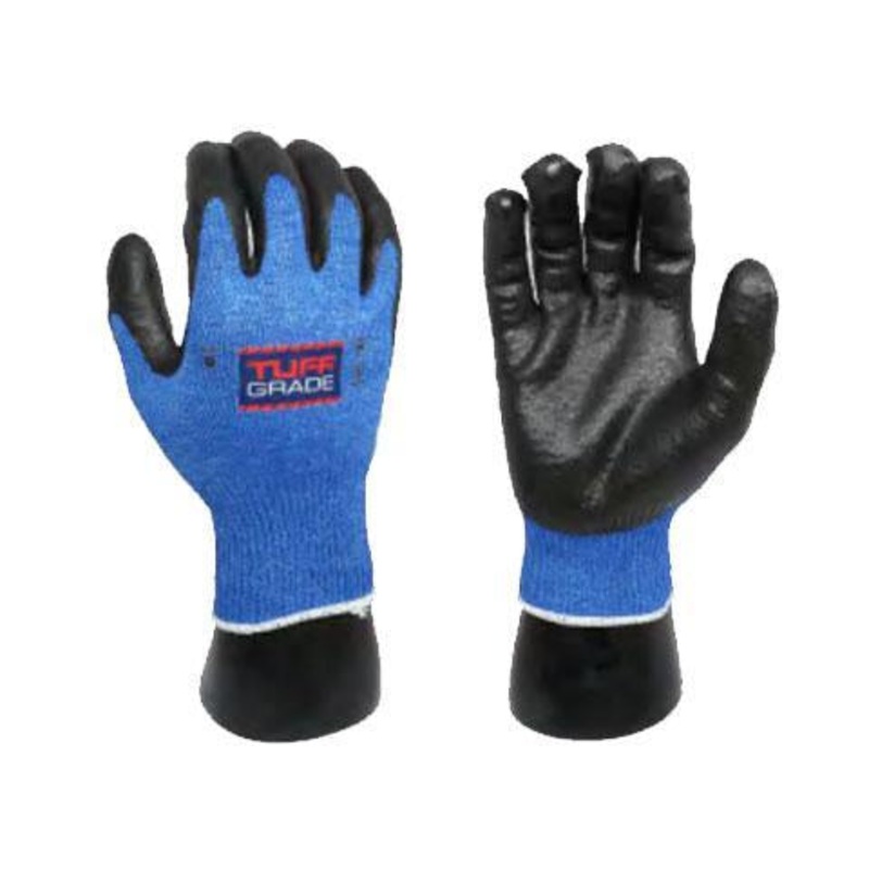 Gloves – Cut Resistant – Tuff Grade Foam Nitrile, PU-Coated Palms, Level A4 Cut Resistance, TGG-223