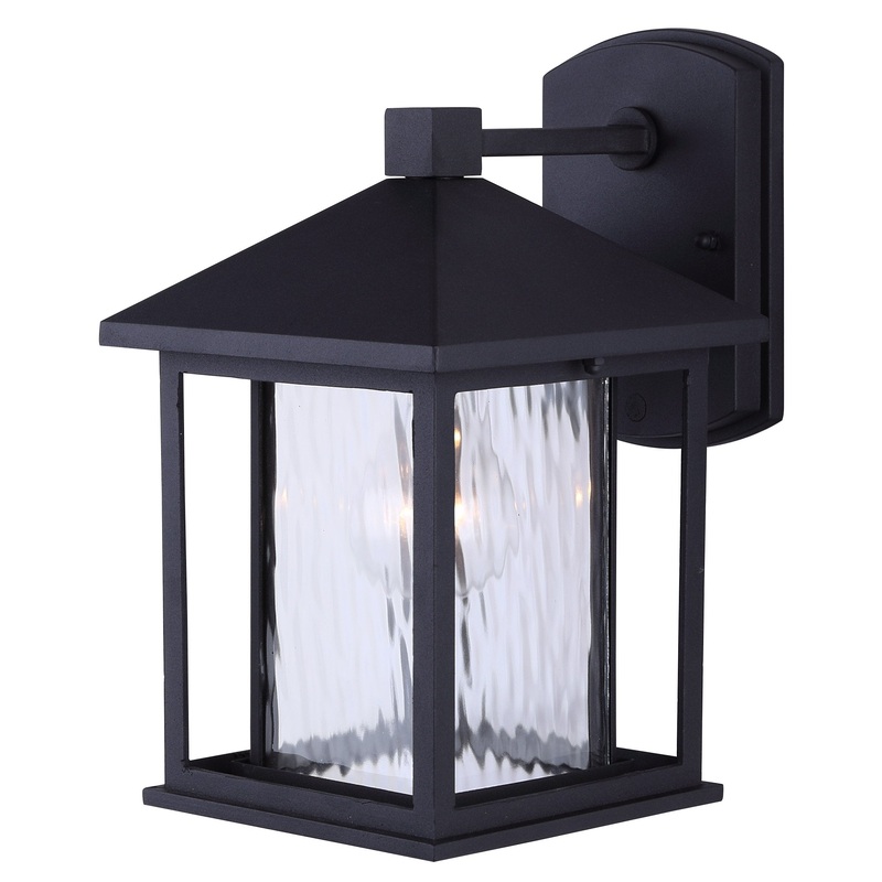 Outdoor Light – Canarm WEST Matte Black 1-Light Downlight IOL283BK