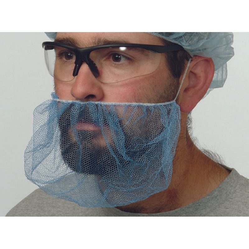 Beard Cover – Superior Glove 18″ White (Bag of 10) BCPP