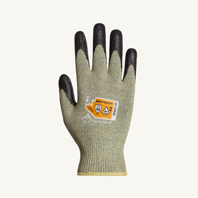 Cut Resistant Gloves – Superior Glove Flame-Resistant Arc Flash with Neoprene Palm, A4, S13FRNE