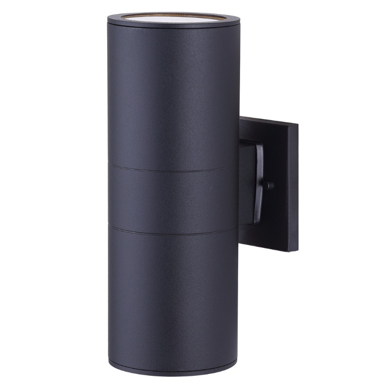 Outdoor Light – Canarm BAYLYN Matte Black 2-Light IOL282BK